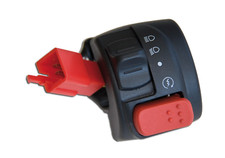 Devioluci + Pulsante Start Destro per MBK Booster Spirit 50 / NG 1999