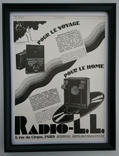 Radio pubblicitaria art deco