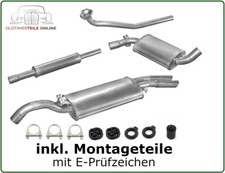 Impianto scarico completo - completo, vw