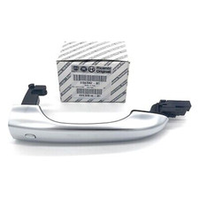 MANIGLIA CROMATO SATINATO BILATERALE TASTO KEYLESS ORIGINALE FIAT 500X 735670462