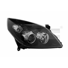 Faro Sinistro Nero H1/H7 Per