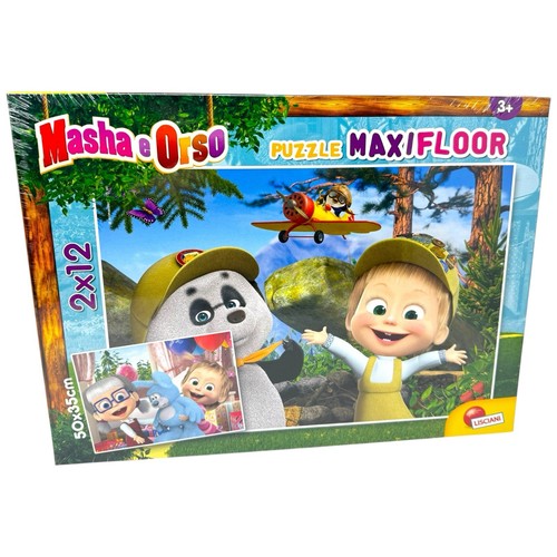 Masha orso puzzle - puzzle, 2x12