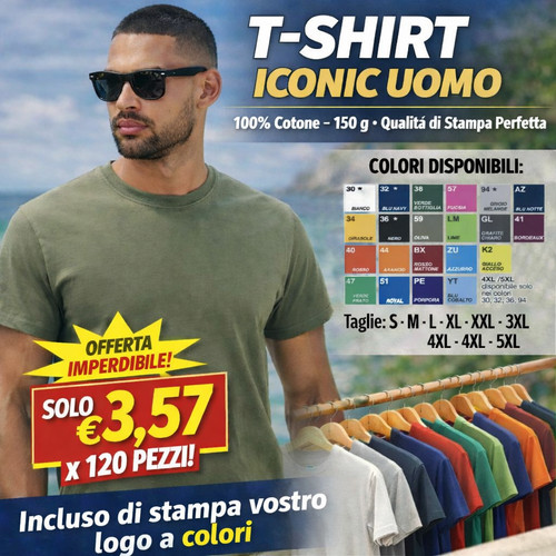 Shirt uomo iconic - 💥t‑shirt,