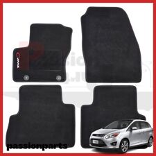 TAPPETI IN MOQUETTE FORD C-MAX DAL 2010 AL 2012 CON RICAMO E 2 FISSAGGI TONDI
