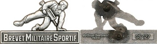 Brevet militaire sportif - brevet,