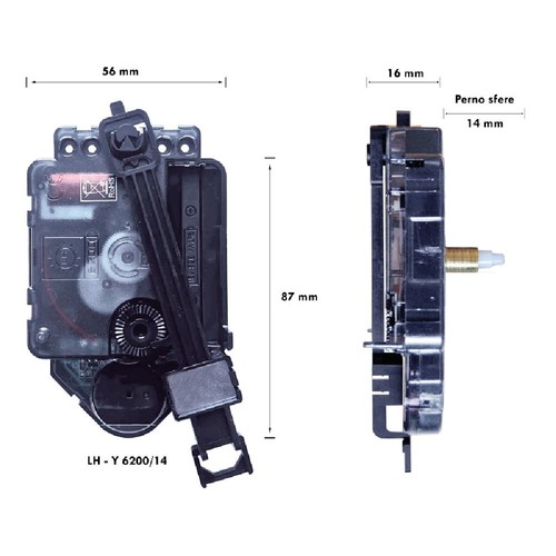 Movimento pendolo y6200 - movimento,