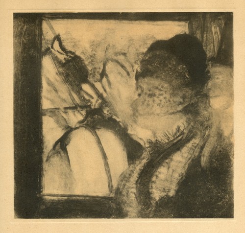 Monotipo edgar degas - di,