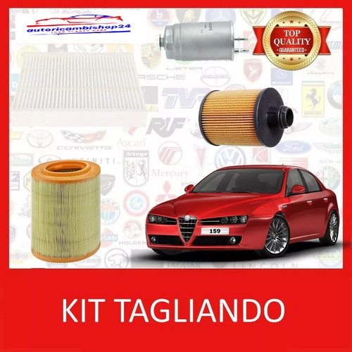 Kit tagliando filtri alfa - kit,