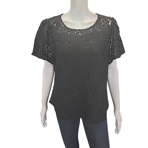 Top donna pizzo con fodera
