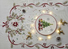 Tovaglia Natalizia ricamata a