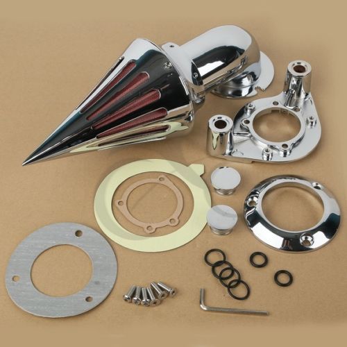 Chrome cone air filter - chrome, kit