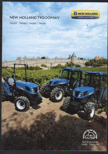 Foglietto brochure trattore