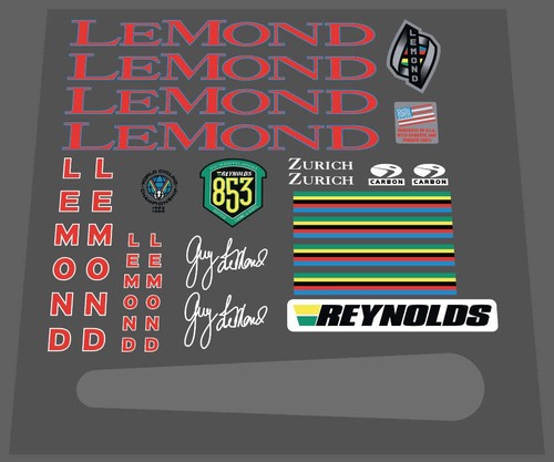 Set decalcomanie greg lemond - set,