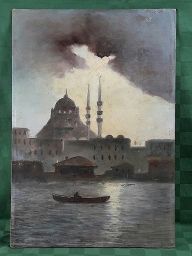 Dipinto olio compensato - dipinto,