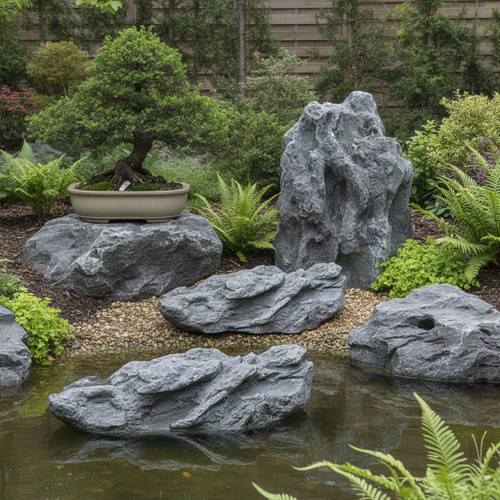 Rocce artificiali giardino - artificiali,