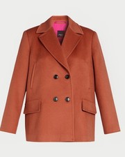 ?Cappotto Caban Marina Rinaldi By MAX MARA?Lana Wool Pink Peacoat 21_FR46_IT50