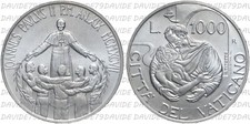 01713] CITTà DEL VATICANO - PAPA GIOVANNI PAOLO II  1000 LIRE ARGENTO 1997 - FDC