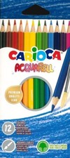 Pastelli Carioca Acquarell Confezione da 12 Colori Assortiti Acquarellabili