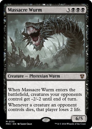 Massacre wurm commander - massacre, m