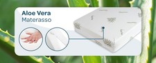 DOLCI SOGNI Materasso Culla Neonato 50x83 cm, 100% Made in Italy, Spessore 8 cm,