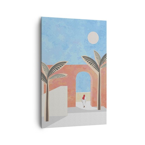 Quadro tela 80x120cm arabo - quadro,