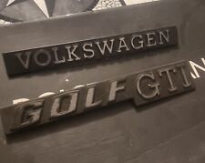 scritta, fregio, sigla portellone Volkswagen Golf GTI Mk1 originale 