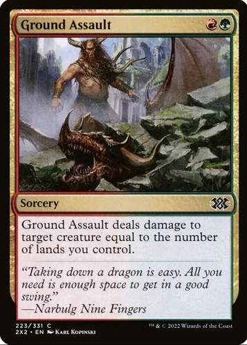 Mtg ground assult double - mtg,