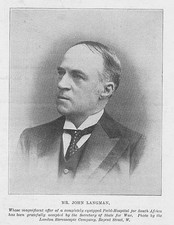 JOHN LANGMAN Donato un