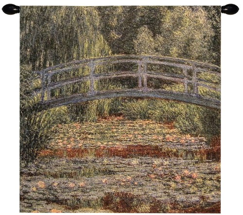 Arazzo tessuto ponte giverny - ponte,