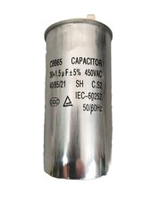 Condensatore Per Condizionatore In Metallo 30 + 1,5 μF Micro Farad 450V