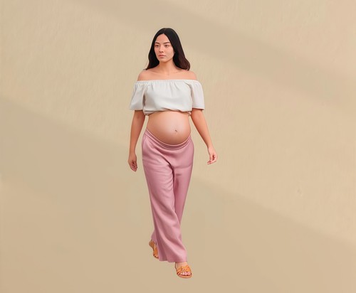 Modellino miniatura donna