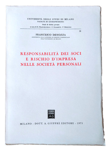 Denozza responsabilita dei - denozza,