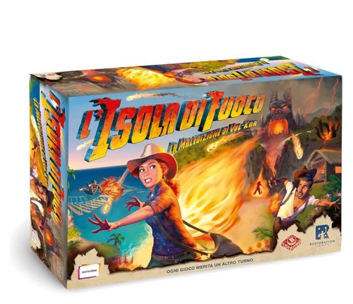 Asmodee isola fuoco gioco - l'isola,