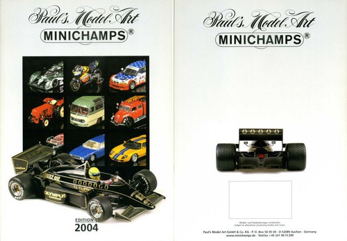 Modellino auto book booklet