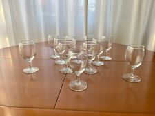 12 MINI CALICI DA VINO DA 125cc PICCOLI , VINTAGE USATI MA MAI USATI BELLISSIMI