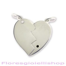 Ciondolo cuore spezzato in