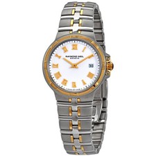 Orologio donna Raymond Weil Parsifal quadrante bianco 5180-STP-00308