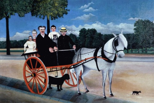 Henri rousseau old man - rousseau, juniets