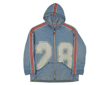 Giacca con cappuccio vintage anni 90 Energie Sixty cotone denim Italia taglia M Medium