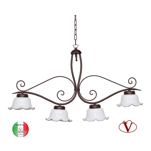 Lampadario ferro battuto - lampadario,