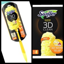 Swiffer Duster 3D Catturapolvere piumino ricariche + kit manico 90 cm 3D 