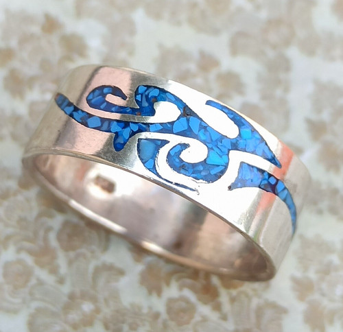 Anello uomo argento - uomo, maori
