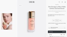 Dior Prestige La Micro-Huile de Rose siero attivato 1,7 once. NUOVO