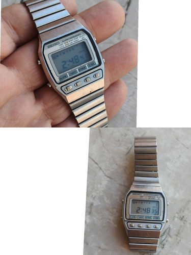 80s seiko a547 5040 lcd - seiko, alarm