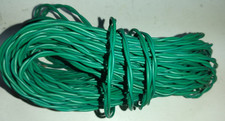 MATASSA DI CIRCA 10 MT DI FILO ELETTRICO PER LUCI NATALE ANNI 50/60 USATO