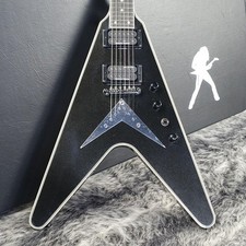Epiphone Dave Mustaine Flying V Personalizzato Nero Metallizzato