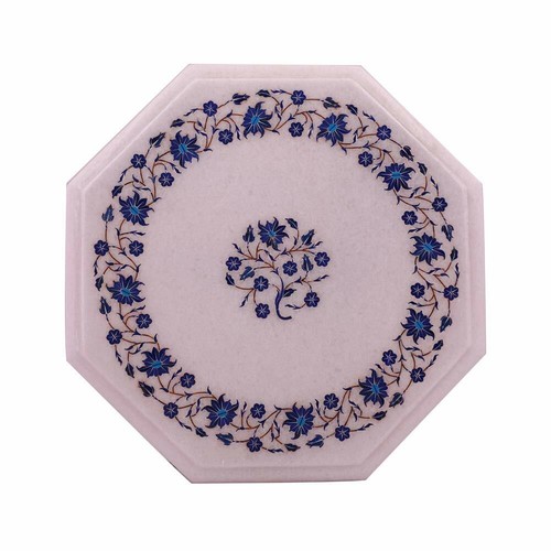 Tavolino angolare marmo - in, 12"