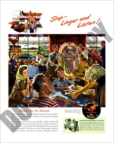 1947 wurlitzer phonograph - 1947,