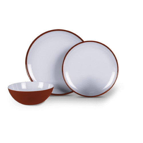 Set stoviglie melamina ember - stoviglie,