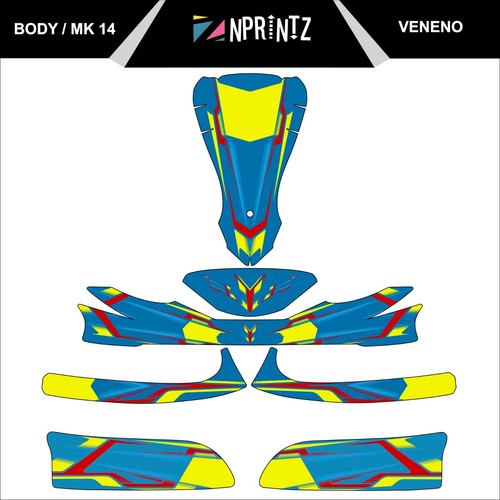 Kit adesivi kart completo - adesivi,